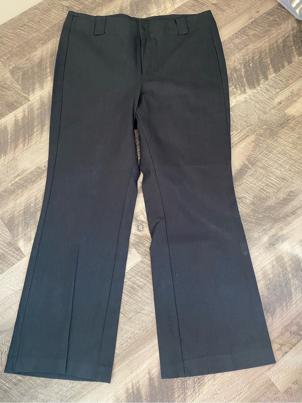 NIC+ZOE Black Kick Flare - Tailored Leg